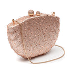 Clutch em Cetim e Cristais Isla