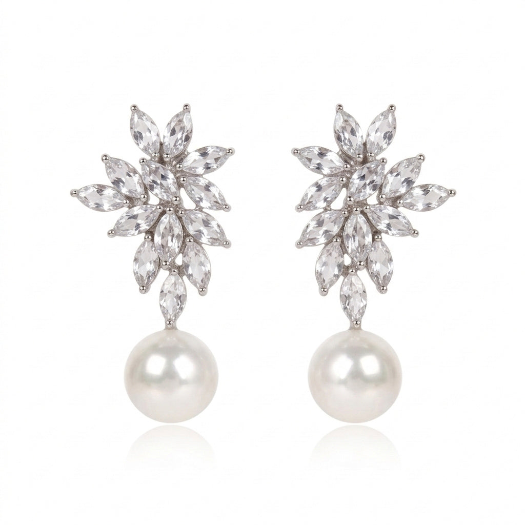 Brinco Christie com Pérolas