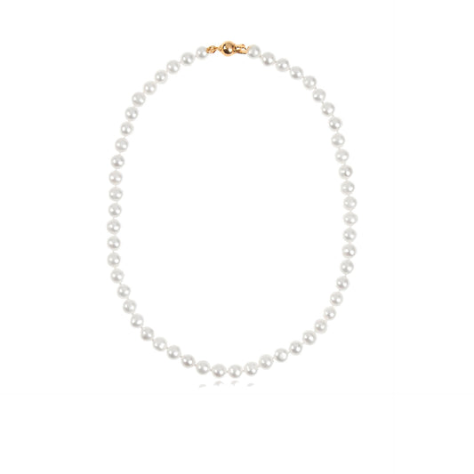 Colar Pérolas 7mm Natural 42cm