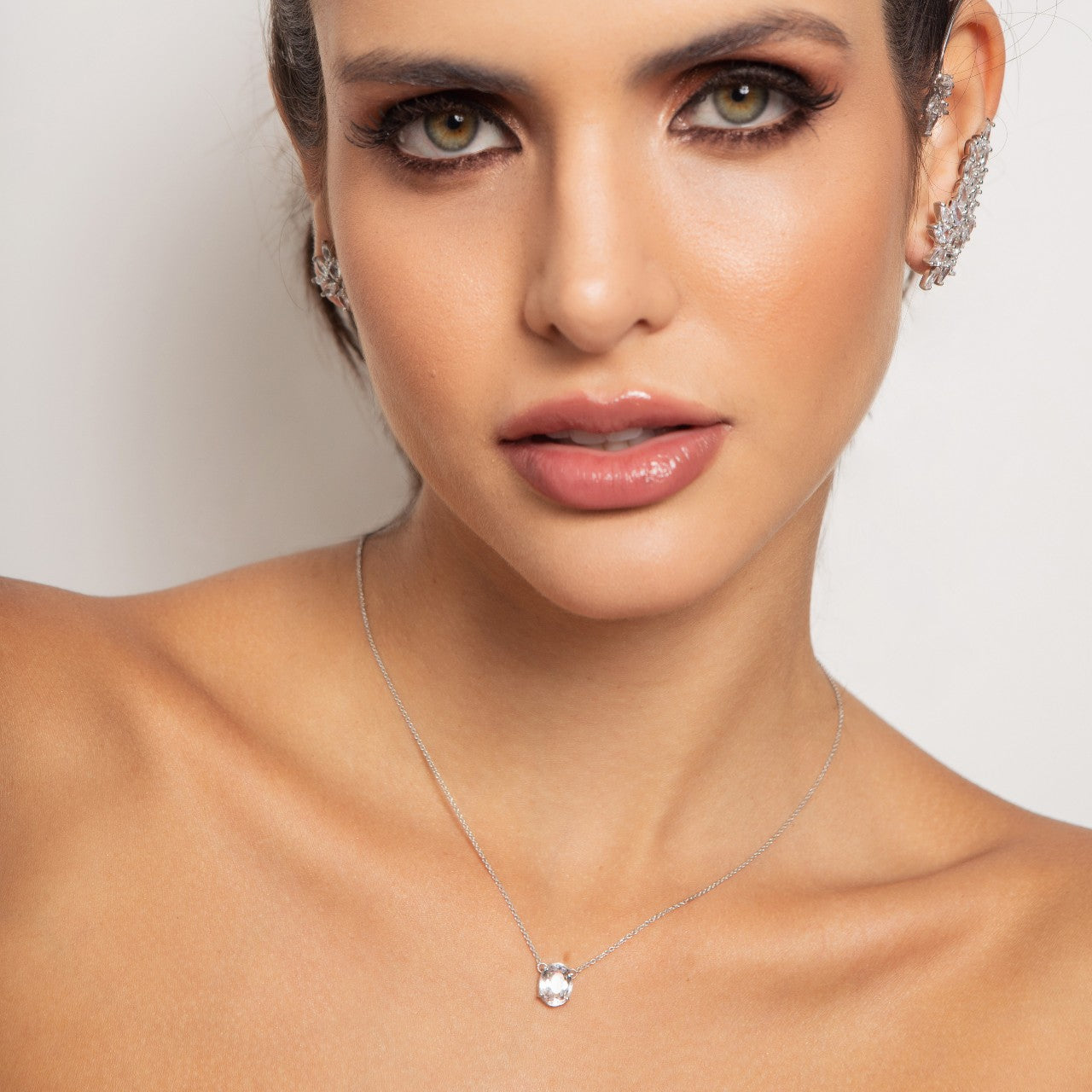 Colar Kunzita Oval Natural 2,48ct