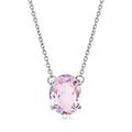 Colar Kunzita Oval 2,80ct