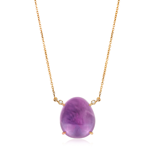 Pingente Ametista Cabochon