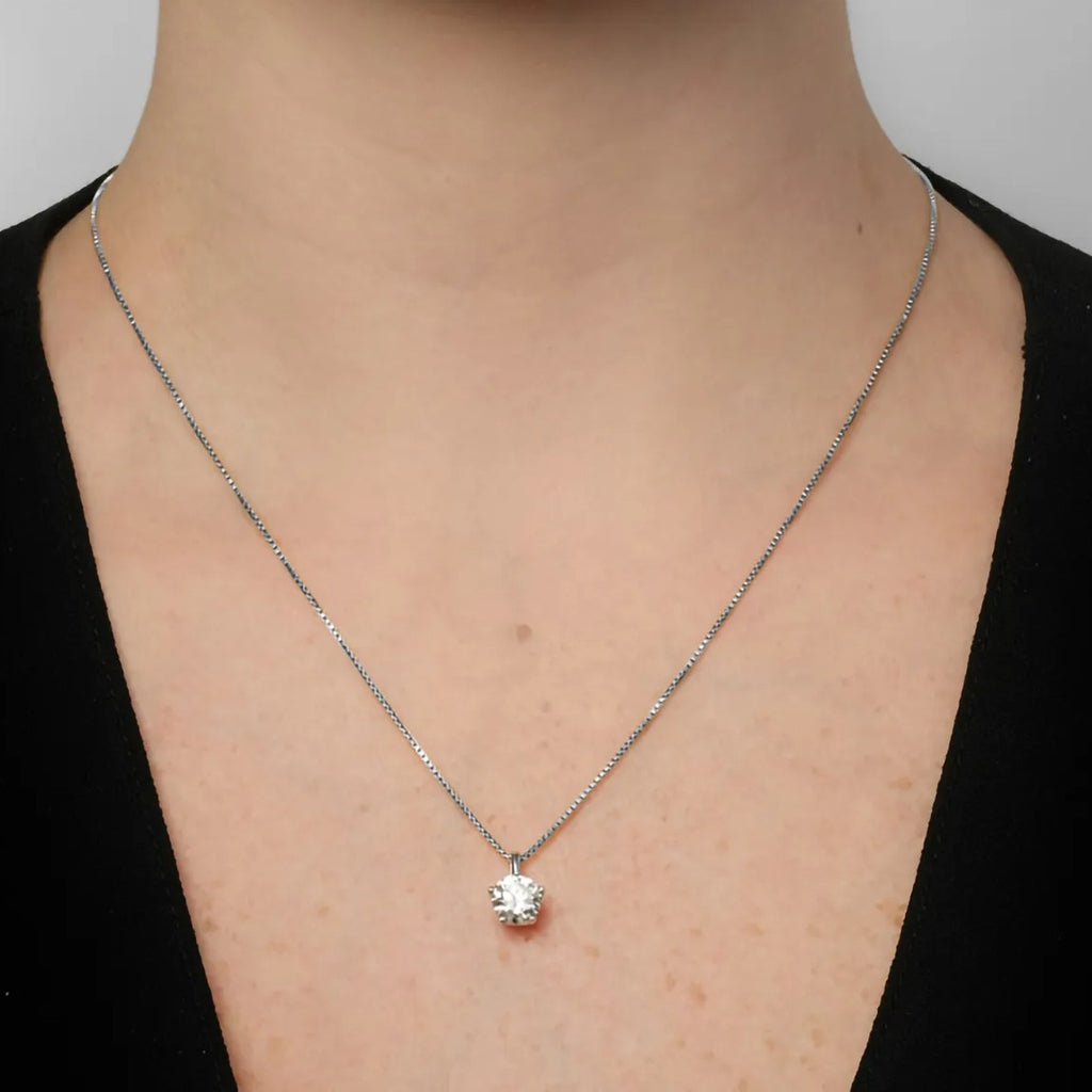 Colar Solitário Moissanita 2,00ct