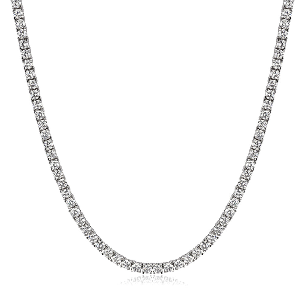 Colar Riviera Moissanita 12,80ct