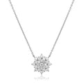 Colar Cluster de Redondas Moissanita 1,50ct