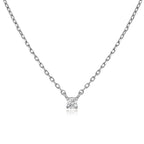 Colar Solitário Moissanita 0,10ct