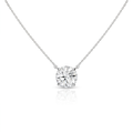Colar Solitário Moissanita 11mm - 4,35ct