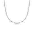 Colar Riviera 2mm 4 Garras Zircônia