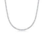 Colar Riviera 2mm 4 Garras Zircônia