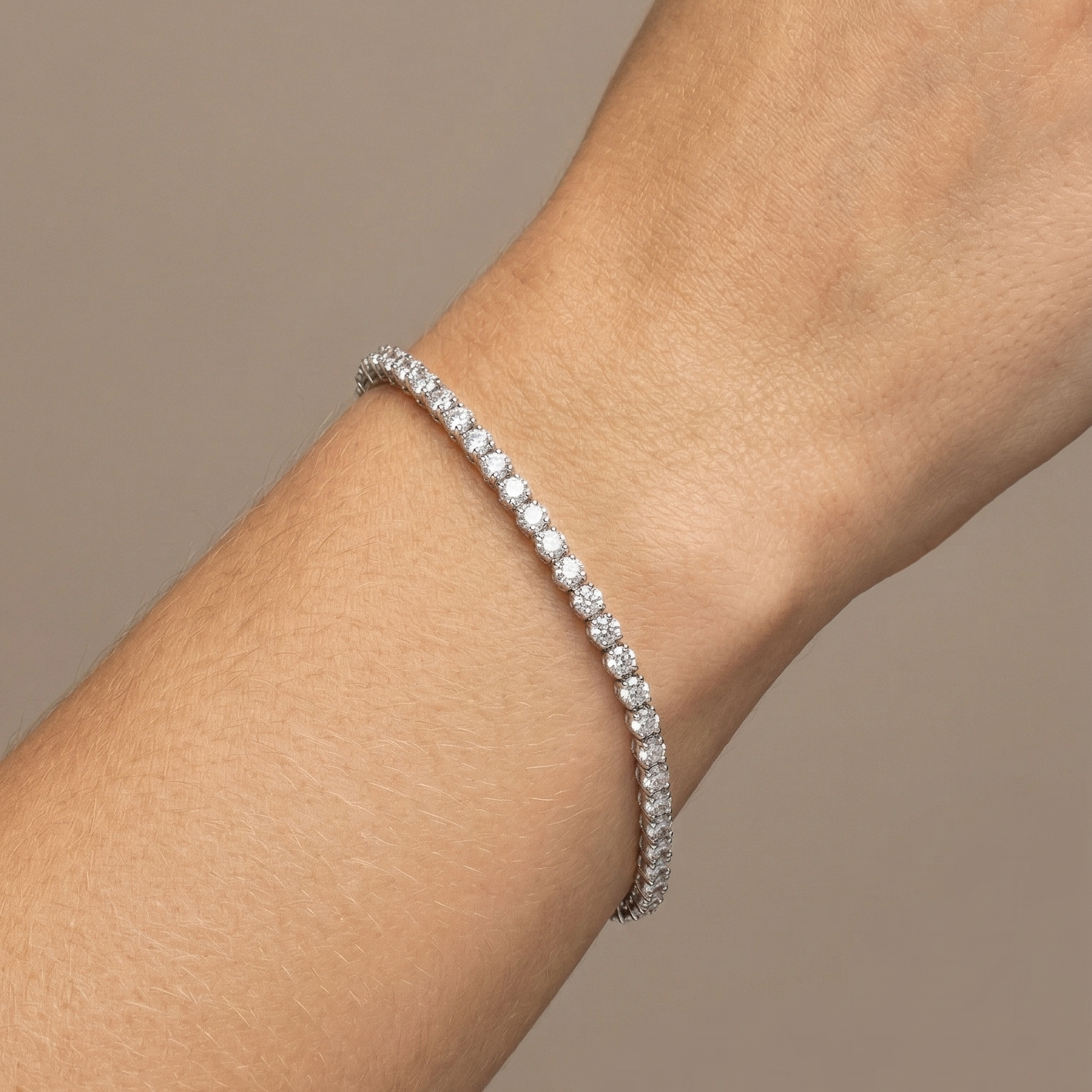 Pulseira Riviera 3mm 4 Garras