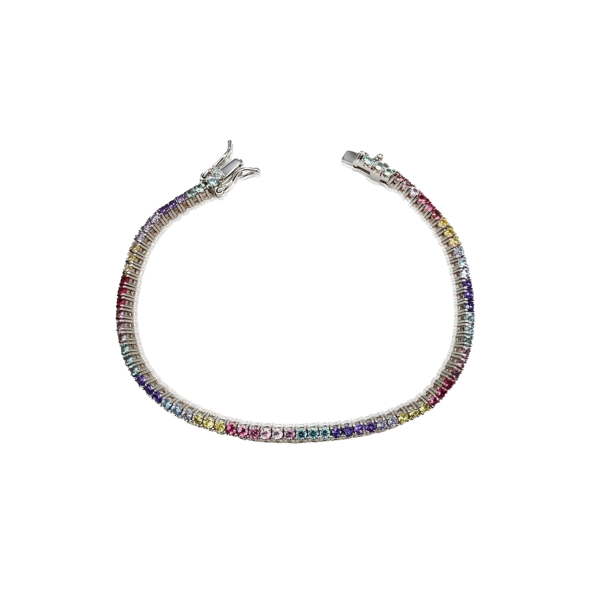 Pulseira Riviera Candy 2mm 4 Garras