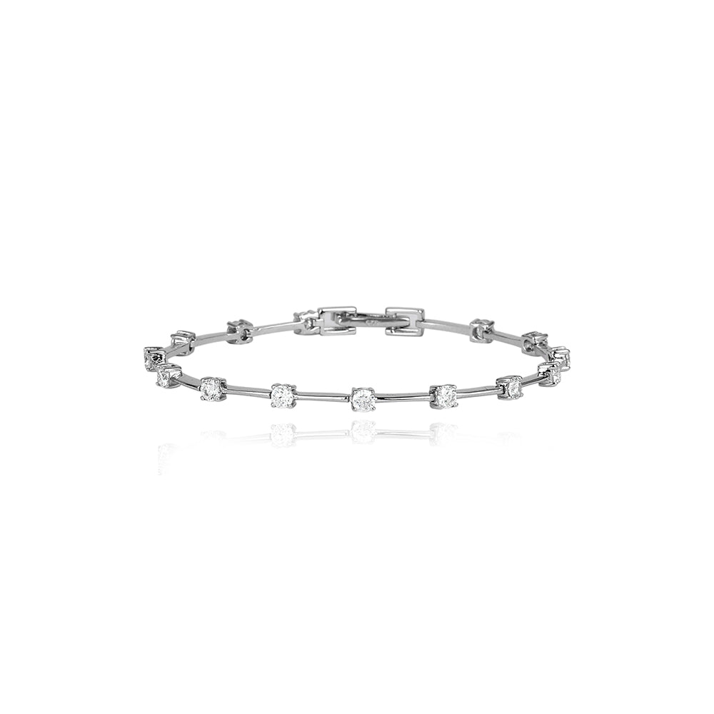 Pulseira Moissanitas Salpicadas