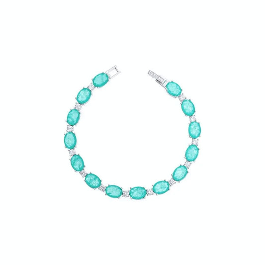 Pulseira Turmalinas Paraíba Ovais