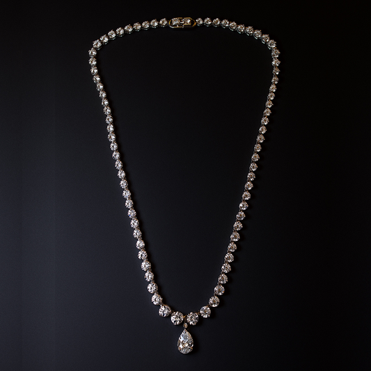 Colar Riviera Degradé com Gota