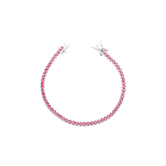 Pulseira Rubi Riviera 3mm 4 Garras