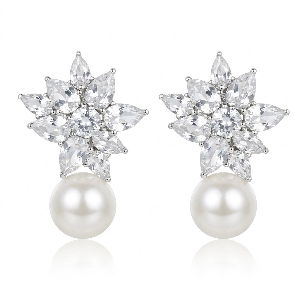 Brinco Eloah com Pérolas