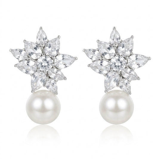 Brinco Eloah com Pérolas