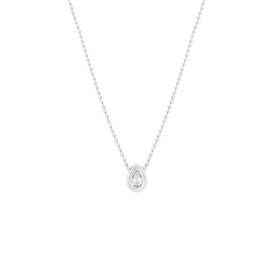 Colar Gota Moissanita