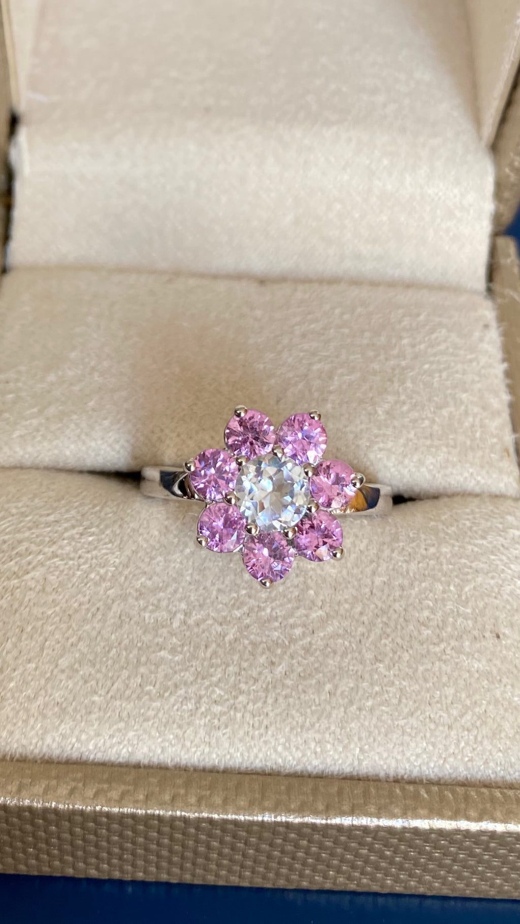 Conjunto Roseta Safira Rosa