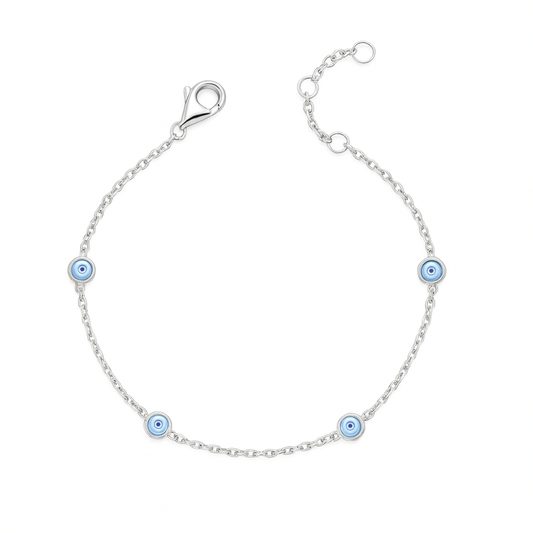 Pulseira com Olhos Gregos