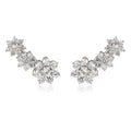 Brinco Earcuff  Rosetas Tripla