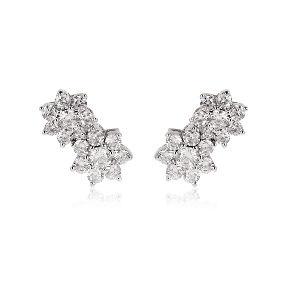 Brinco Earcuff Rosetas Média