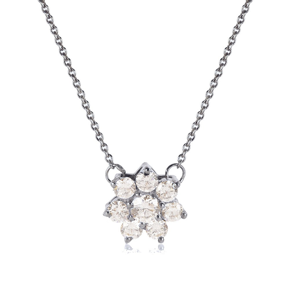 Colar Roseta Maxi Zircônia