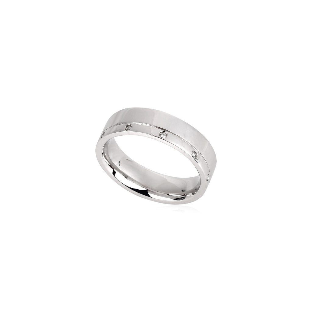 Anel Masculino Linea III Diamante Natural