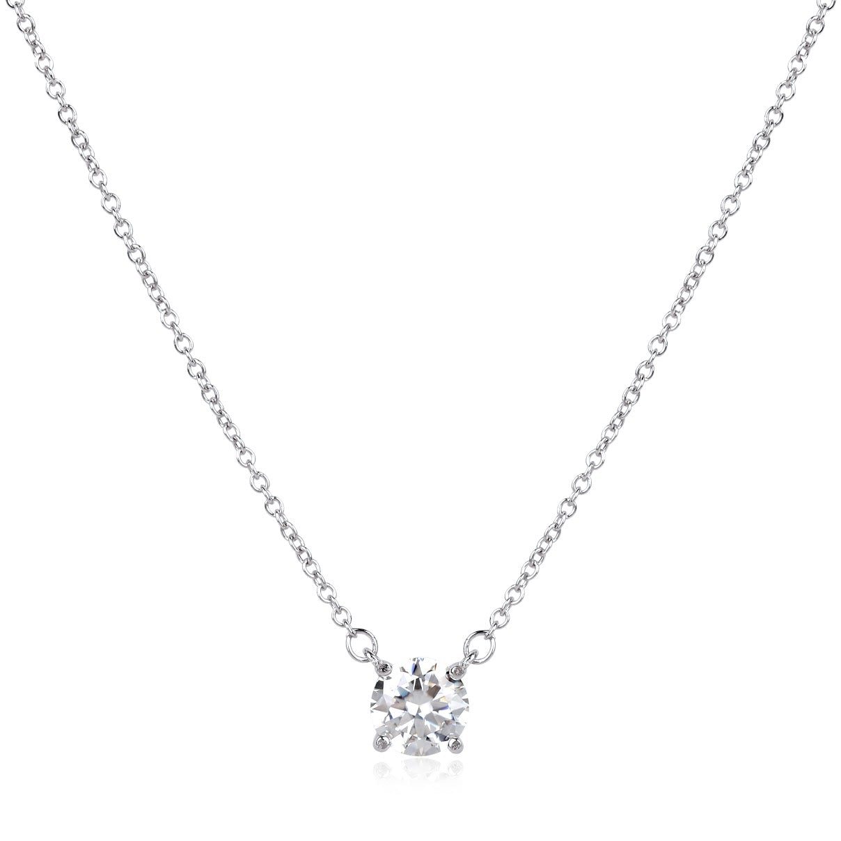 Colar Solitário Moissanita 1,00ct