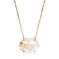 Colar Quartzo Rutilado Cabochon