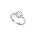 Anel Moissanita Navete 1,00ct