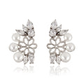 Aplique Earcuff de Pérola Natural para Roseta