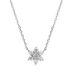Colar Roseta Moissanita 0,50ct