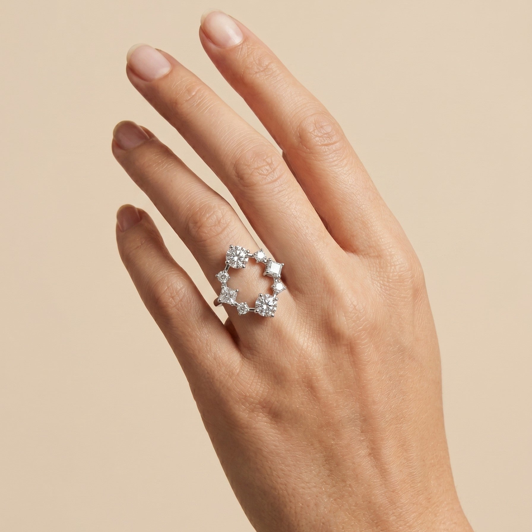 Anel Bubbles Esfera