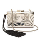 Clutch Deluxe Art Déco em Metal Isla