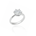 Aliança Solitário Moissanita 11mm - 4,41ct