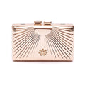 Clutch Deluxe Art Déco em Metal Isla