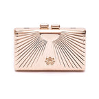 Clutch Deluxe Art Déco em Metal Isla