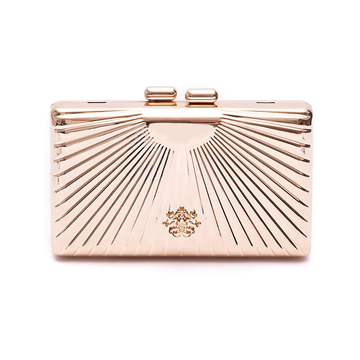 Clutch Deluxe Art Déco em Metal Isla