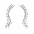 Brinco Earcuff Baguetes