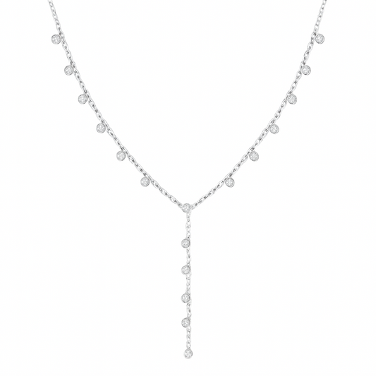 Colar Gravata Pontos de Luz