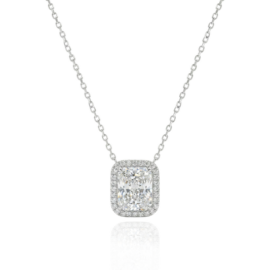 Colar Baguete Moissanitas 3.16ct