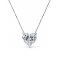 Colar Coração Moissanita 2,00ct - 8mm