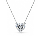 Colar Coração Moissanita 2,00ct - 8mm