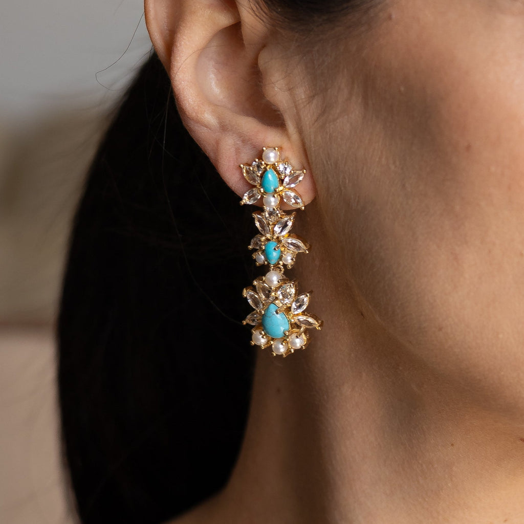 Conjunto Clarissa em Turquesa