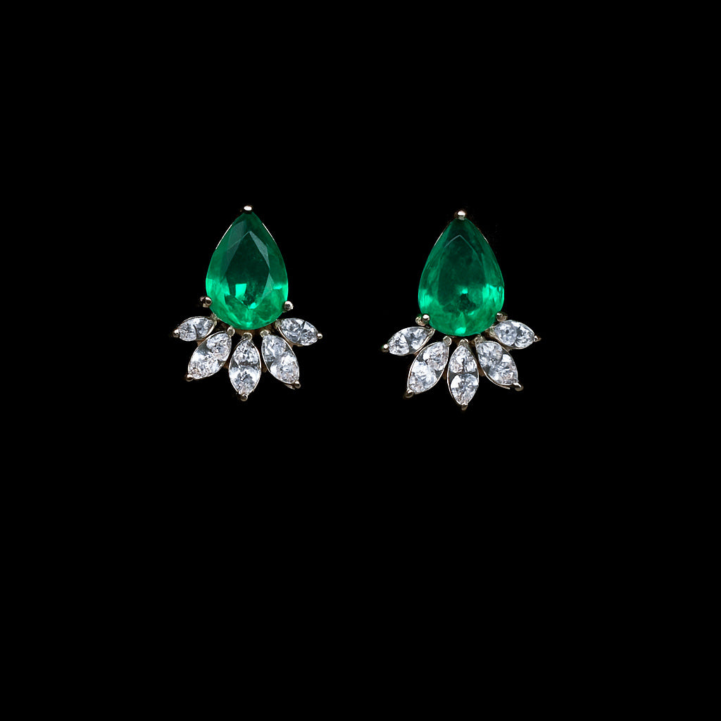 Brinco Esmeralda Gota