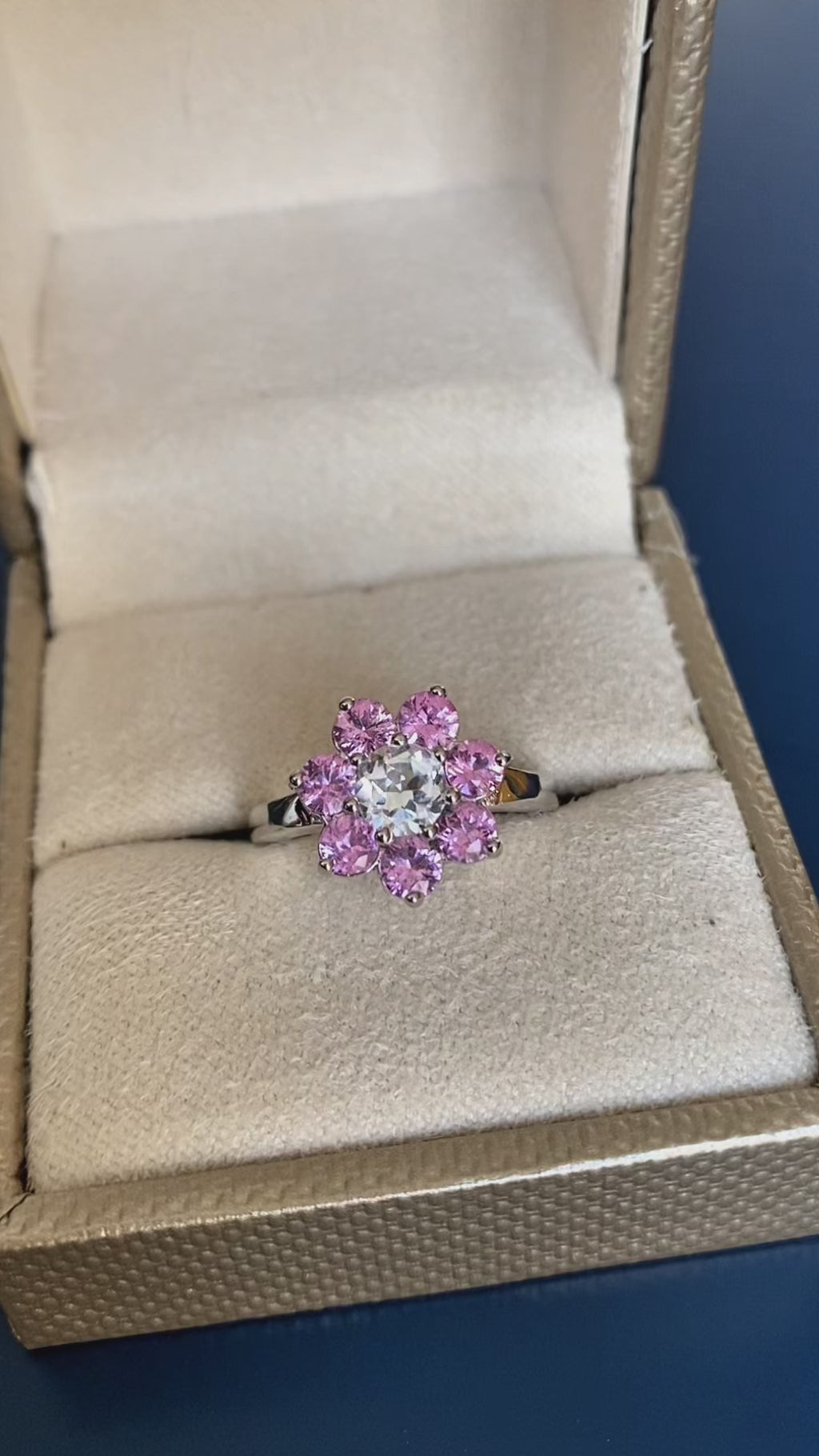 Conjunto Roseta Safira Rosa