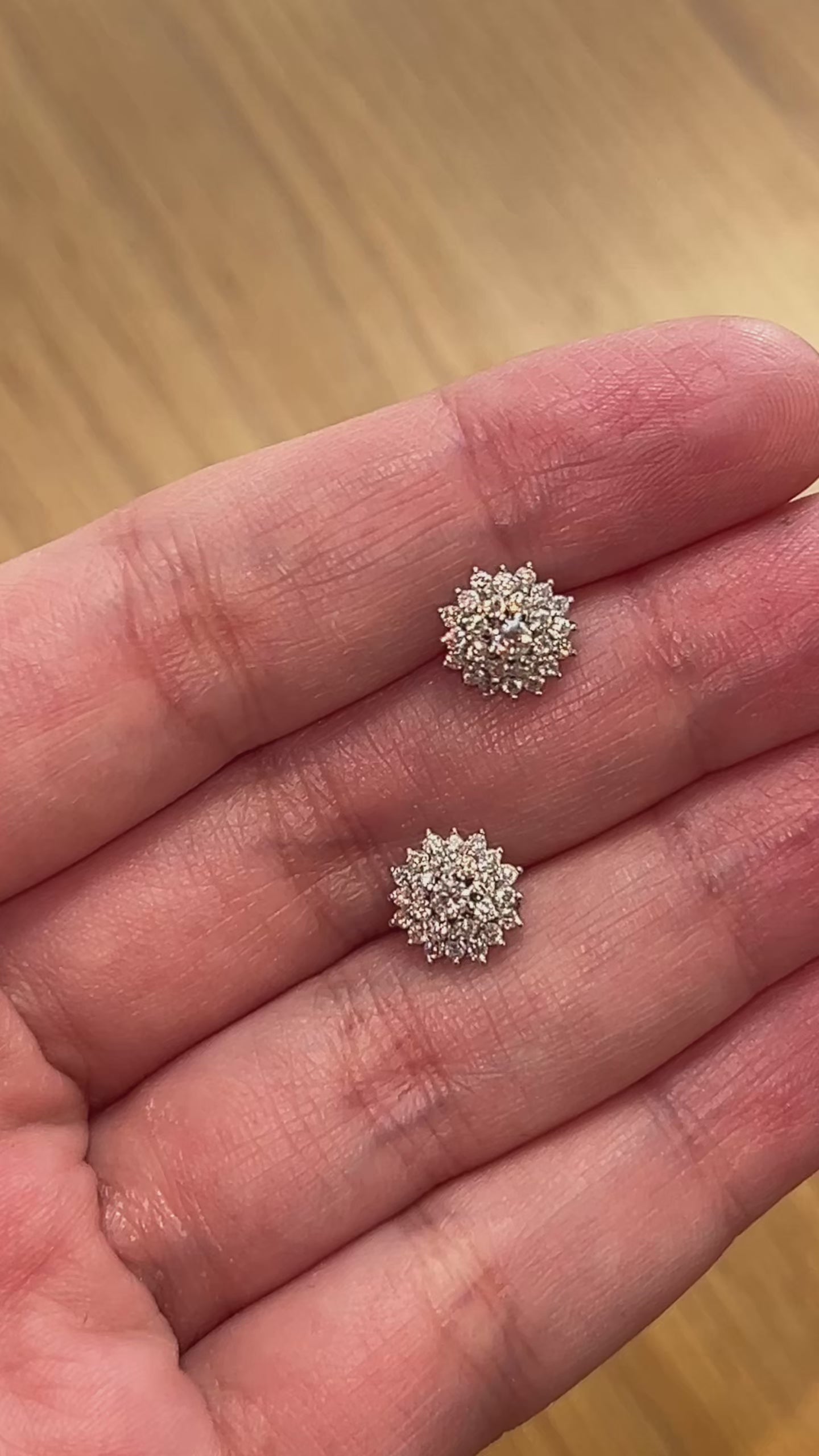 Brinco Dandelion de Moissanitas