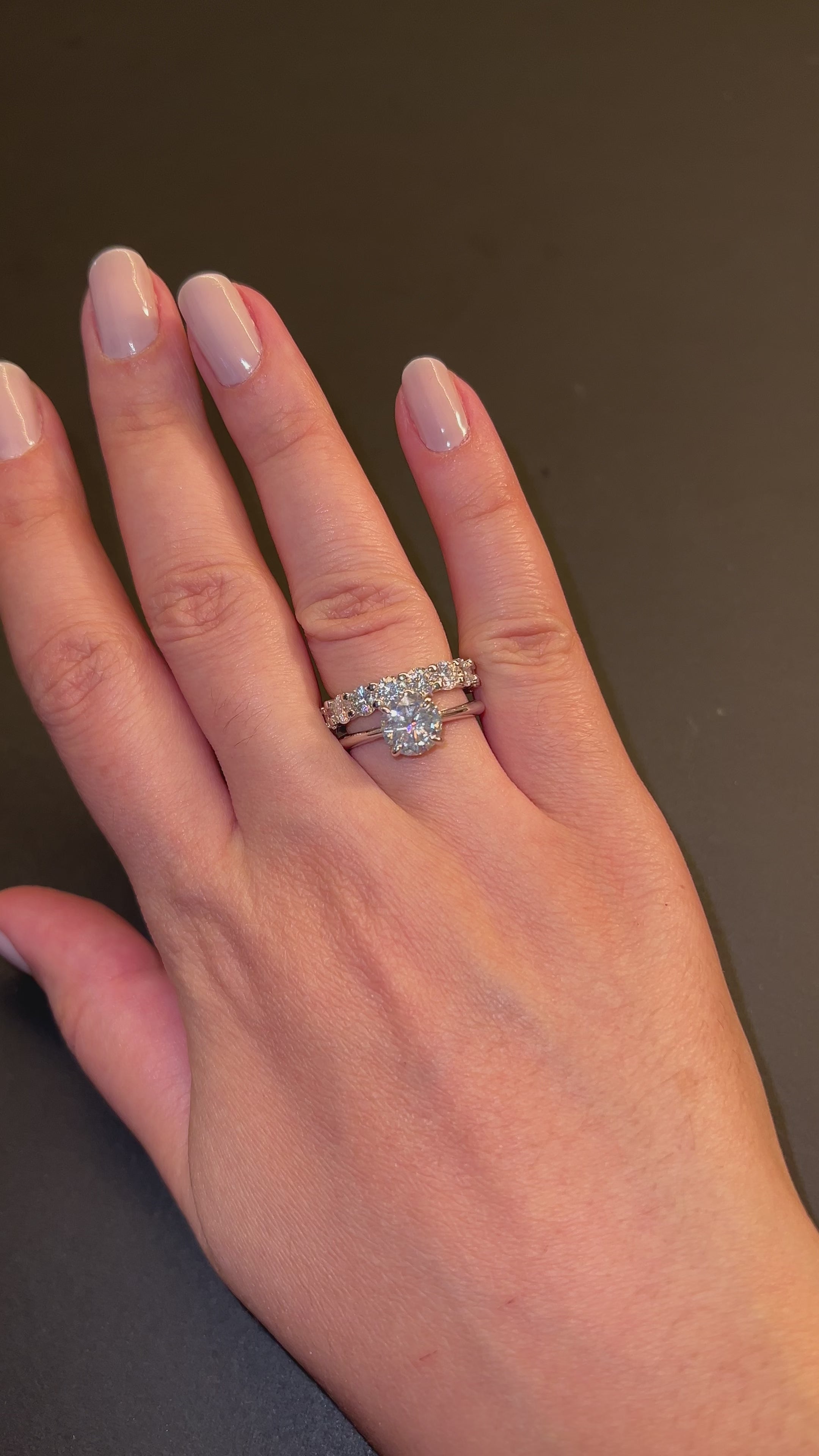 Aliança Inteira Moissanitas 3,5ct