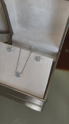 Colar Roseta Moissanita 0,50ct